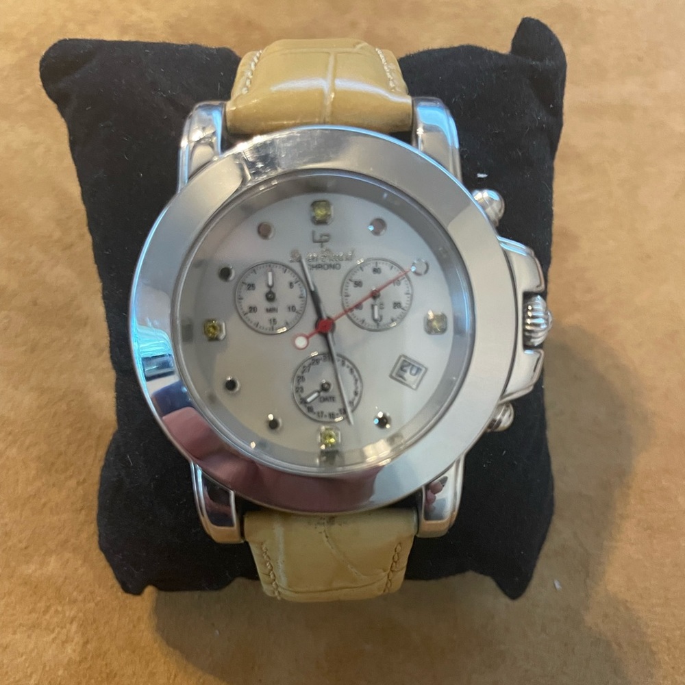 Lucien Piccard Yellow Diamond Accented Watch